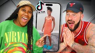 REACTING TO OUR 9 YEAR OLD DAUGHTER'S TIK TOK DRAFTS (Pt 2)