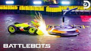 Hardest Blows in BattleBots History? Hypershock vs. Gigabyte! | BattleBots