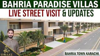 On Ground Visit Bahria Paradise Villas | 500 SQY Luxury Villas | Updates | Bahria Town Karachi | SRB