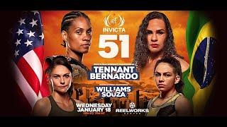 INVICTA FC 51 | Tennant vs. Bernardo | Wed, January 18th, 2023 9p ET/7p MT