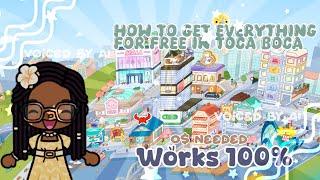 { How to get everything for free in Toca boca  | Works % | Voiced by goofy AI ️| Itz Angel }