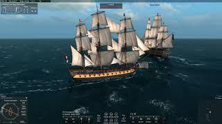 Naval Action Rättvisan vs. L'Ocean 1st rate vs. 4th