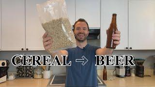 Beerios Turning Cereal into Beer Homebrew Experiment