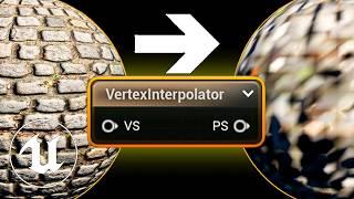 Vertex Interpolator Node EXPLAINED! Unreal Engine Materials