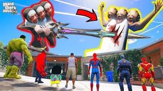 GTA 5 : AVENGERS ALL DEAD IS  GRANNY DID THIS !!! | SHAHIN SHZ