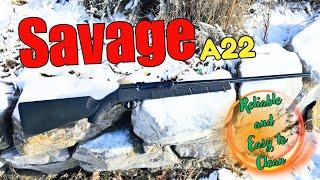 Savage A22 Rifle: Reliable and easy to clean