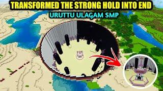 I Transformed The Strong Hold Into End In Uruttu Ulagam Smp | Jinesh Gaming | Part-23