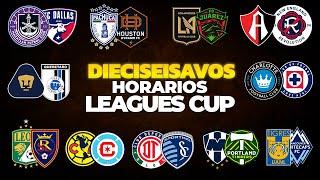 HORARIOS, CANALES Y FECHAS DONDE VER LA 16VOS DE FINAL | LEAGUES CUP