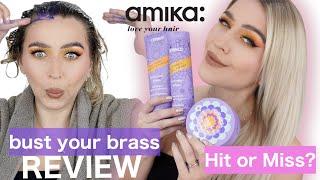 AMIKA bust your brass REVIEW | perfect for brassy blonde hair?