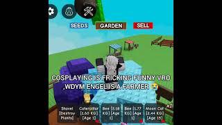 cosplaying is so funny #shorts #roblox #growagarden #fundamentalpapereducation