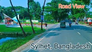 Sylhet city tour Bangladesh 2024. Street view of Sylhet surrounded by natural beauty.[4k]