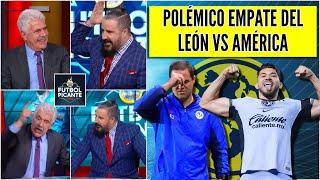 AMÉRICA RESCATÓ EMPATE vs León con polémica arbitral. Álvaro explotó contra el Tuca | Futbol Picante