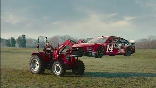 Tony Stewart and Chase Briscoe Daytona 500 Mahindra Tractor Commercial #2