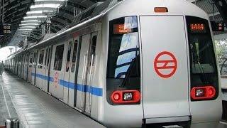 Delhi Metro System - World Class Train .