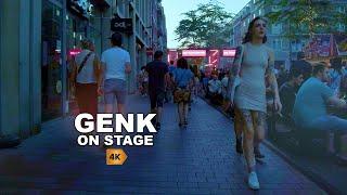  GENK ON STAGE, Virtual Cycling Ride - Riding tour 4K 60fps.