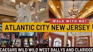 Atlantic City resort tour Caesar’s Ballys Claridge & Wild Wild West!