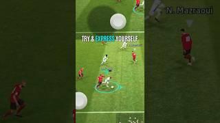 Finesse dribbling in eFootball Mobile