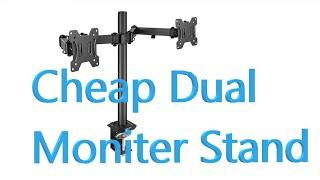 Cheapest Dual Monitor Stand - HUANUO Review And Set Up