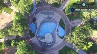 Plaza De Coihueco Desde el Aire (Drone)