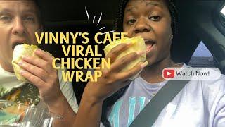 WE TRIED VINNY'S ALL DAY CAFE VIRAL CHICKEN WRAP | BEACH DAY :)