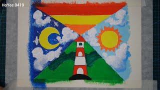 Light House| Acrylic Painting #86