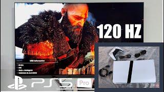 PS5 Pro Unboxing & Gameplay with LG Oled TV 4K (God of War 120hz)