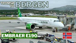 Widerøe Embraer E190 Experience: Tromsø (TOS) to Bergen (BGO)