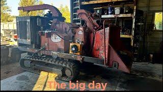 Will the custom built tracked chipper move under its own power? Part 8