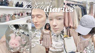 KOREA DIARIES ️ ⋆⑅˚₊ ; exploring seongsu and gangnam, starfield library, shopping, korea haul