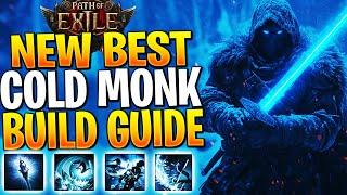 NEW INFINITE DPS COLD MONK BUILD! Path of Exile Cold Monk Build Guide (ICE BUILD)