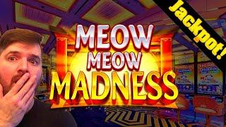 WINNING OVER $15,000.00 On Meow Meow Madness Slot Machine! Jackpot Hand Pay!