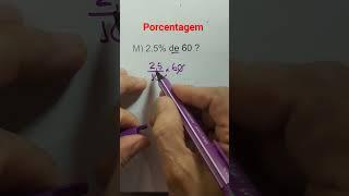 Porcentagem #matemática #matematicafacil