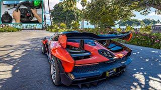 McLaren Senna - The Crew Motorfest - Steering Wheel Gameplay