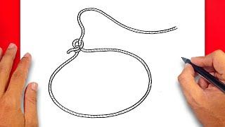 How to draw Lasso Rope - Easy Drawing Lasso Rope