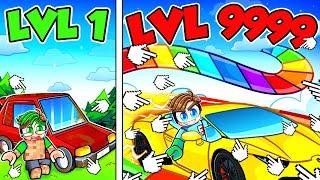Upgrading NOOB to GOD in Roblox CAR RACE SIMULATOR