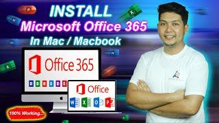 How to install ms office on macbook | Easy way to install microsoft 365 on macbook 2024