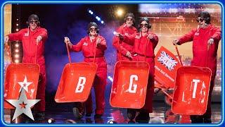 The Barlow Red Barrows are HIGH-FLYERS in GENIUS "aerial" display! | Auditions | BGT 2025