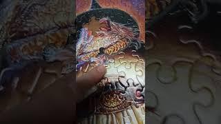 Putting In The Last Piece #wizard #dragon #puzzleshort #ceaco  #tiffanygarrisonphotography