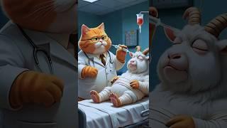 Hilarious Kitten & Goat Feast: Dr For Roast | Animated Animal Comedy