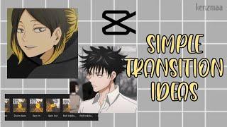 6 simple transition ideas! シ︎(capcut edit)