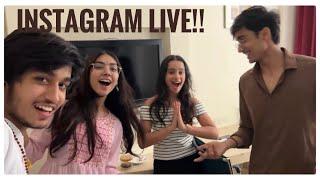 Instagram live with | @TanishkaBahl @bharatchandak11 and @ananyasharmamusic_