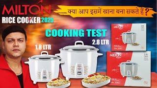 Milton Euroline Rice Cooker Review & Cooking | Milton 1.8 & 2.8 Automatic Rice Cooker Review Milton