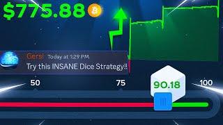 My FANS DICE STRATEGY WORKED! Stake