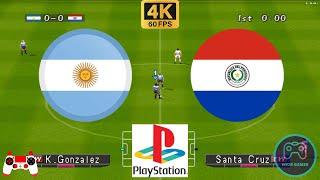 Winning Eleven 2000 - Argentina vs Paraguay - Duckstation PS1 on PC  Full Game [4K60]