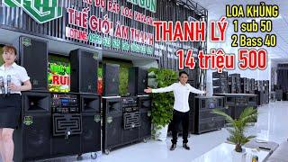 Thanh lý loa 3 bass khủng chỉ 14tr500 loa 1 sub 50 2 bass 50 #loa #loakeohay #amthanh #loakeo3bass