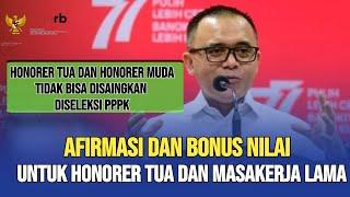 BARU SAJA..! AFIRMASI DAN BONUS NILAI HONORET TUA DAN MASA KERJA LAMA ?