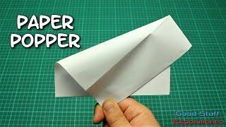 How to Make a Paper Popper - Loud Paper Banger