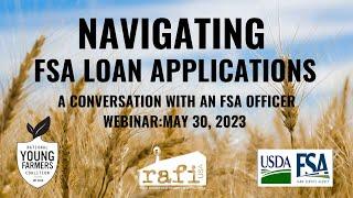 Navigation FSA Loan Applications