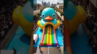 ️ Evolution of Cat : duck water slide   ns model maker  #cat #cute #love #shorts