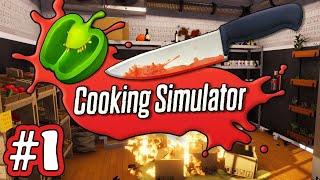 ЧУМНОЙ ПСИХИАТР УЧИТСЯ ГОТОВИТЬ ► Cooking Simulator #1